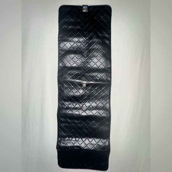 BH Cosmetics Makeup Quilted Faux Leather Clutch with Silver Hardware - Picture 3 of 6